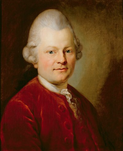 Gotthold Ephraim Lessing, c.1771 door Anton Graff